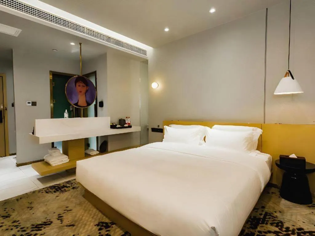 Bed in Borrman Hotel Jining High-tech Huangtun