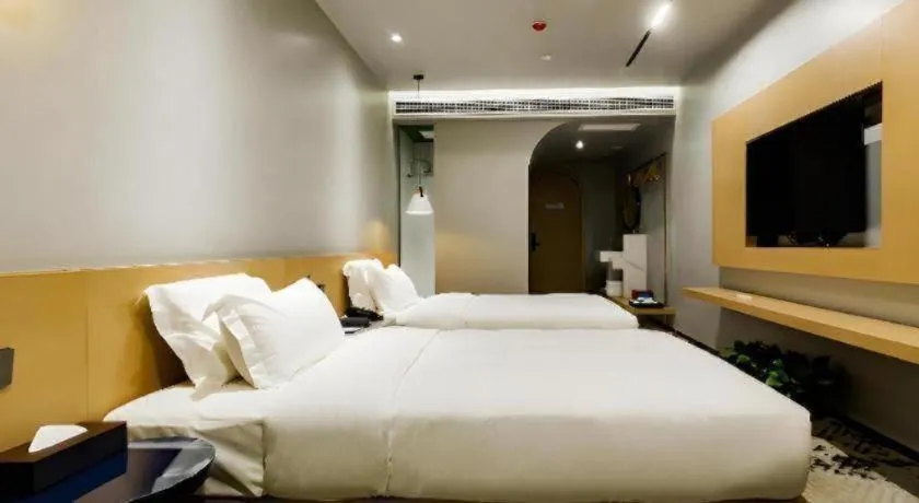 Bed in Borrman Hotel Jining High-tech Huangtun