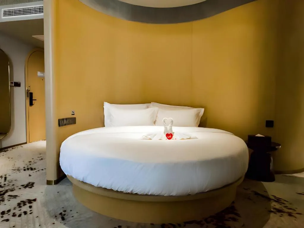 Bed in Borrman Hotel Jining High-tech Huangtun