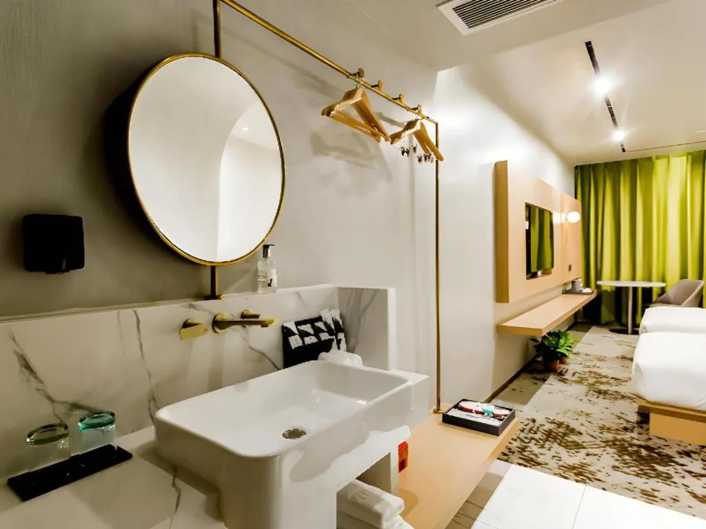 Bed in Borrman Hotel Jining High-tech Huangtun