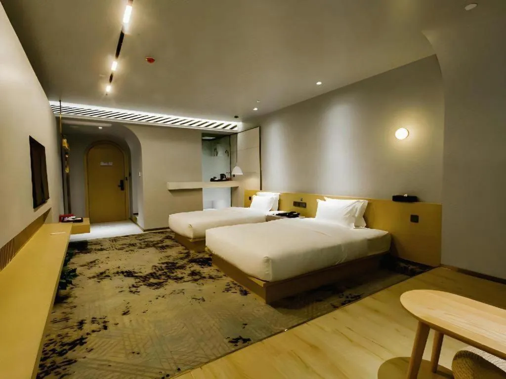 Bed in Borrman Hotel Jining High-tech Huangtun