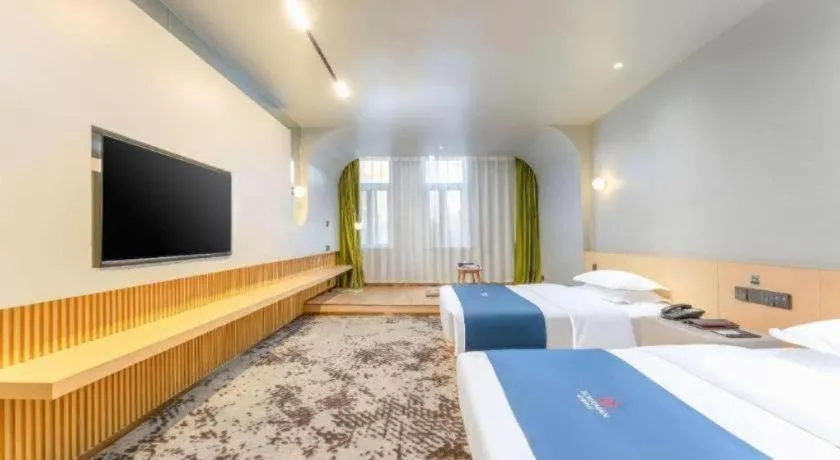 Bed in Borrman Hotel Jining High-tech Huangtun