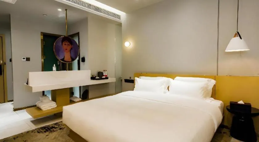 Bed in Borrman Hotel Jining High-tech Huangtun