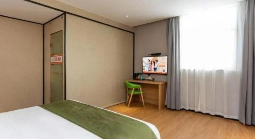 Bed in Shell Hotel Shnaghai Beiqiao Metro Station