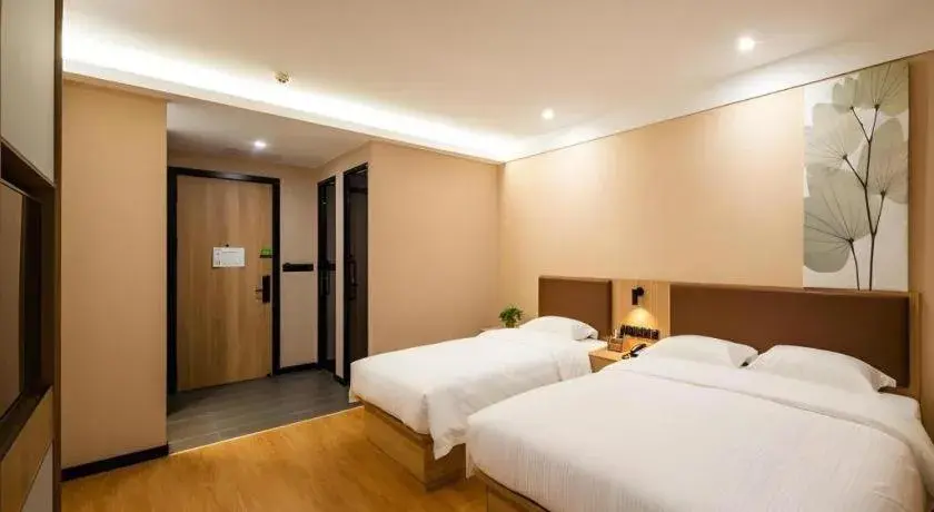 Bed in Green Tree Inn Shenyang Middle Street Bed in Green Tree Inn Shenyang Middle Street