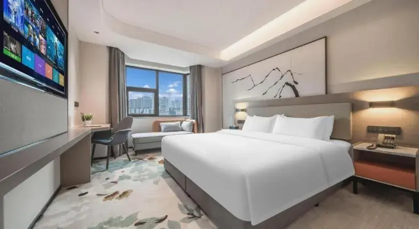 Bed in GreenTree Eastern Chongqing Yangjiaping Pedestrian Street Mixc Hotel Bed in GreenTree Eastern Chongqing Yangjiaping Pedestrian Street Mixc Hotel