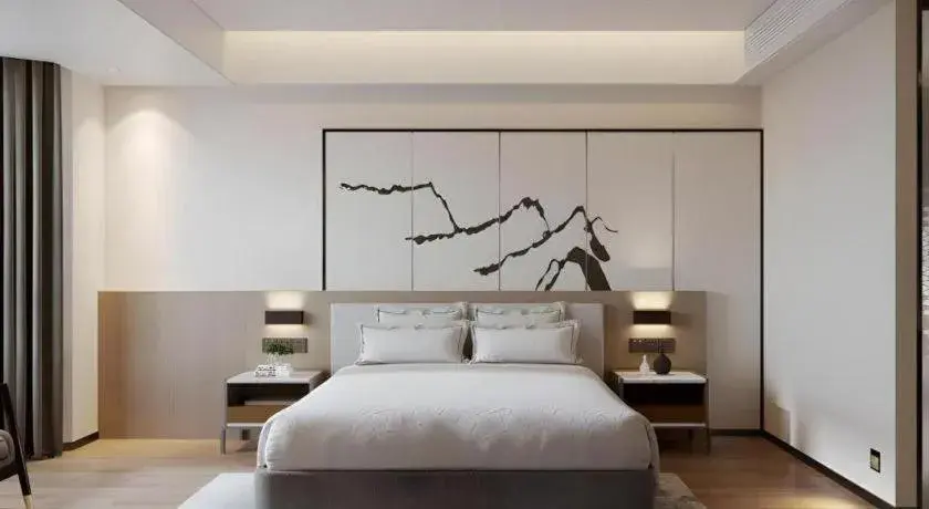 Bed in GreenTree Eastern Chongqing Yangjiaping Pedestrian Street Mixc Hotel Bed in GreenTree Eastern Chongqing Yangjiaping Pedestrian Street Mixc Hotel