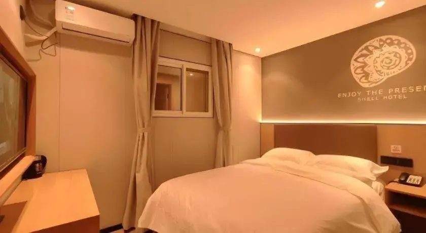 Bed in Shell Hotel Beijing Shunyi District Shunyi Metro Station Bed in Shell Hotel Beijing Shunyi District Shunyi Metro Station