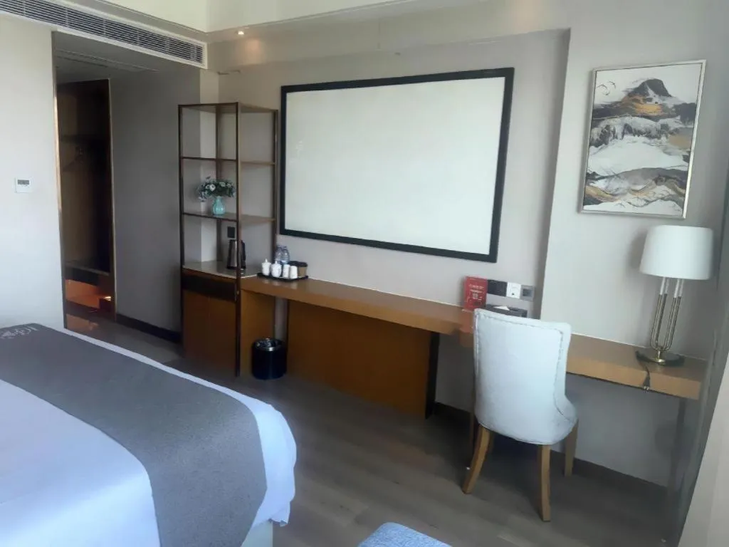 Bed in Gya Hotel Zhuhai International Airport New Town