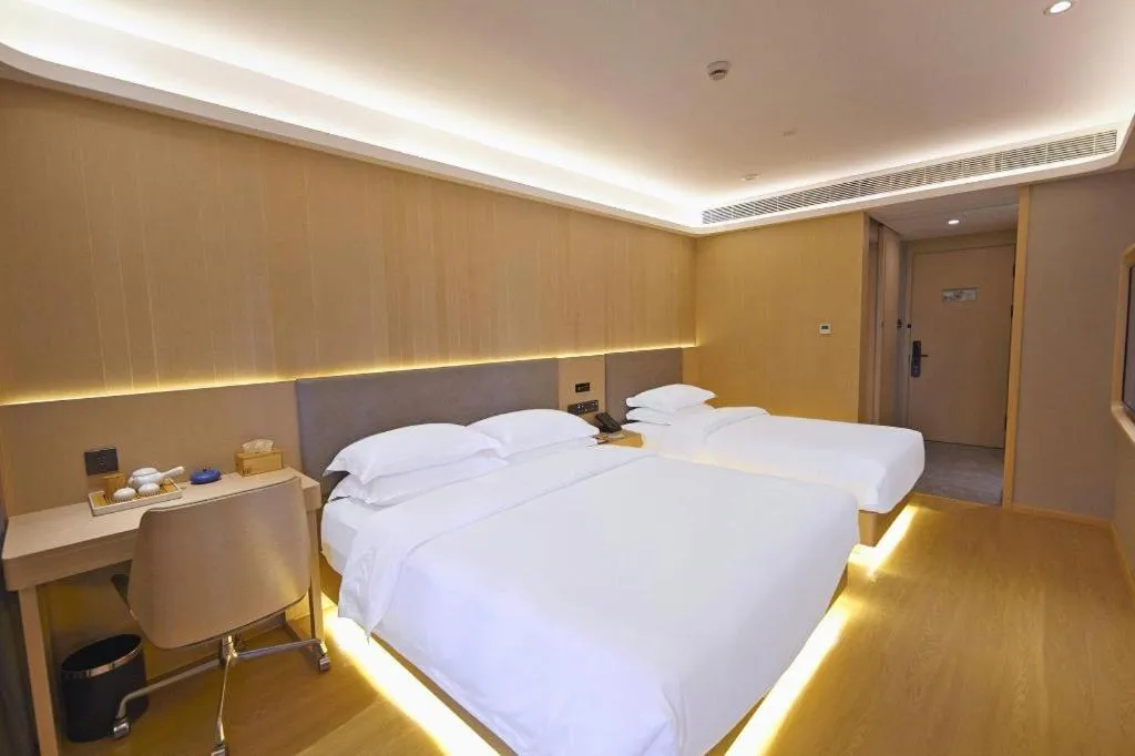 Bed in Deep Sleep Hotel Nanjing Confucius Temple Metro Station