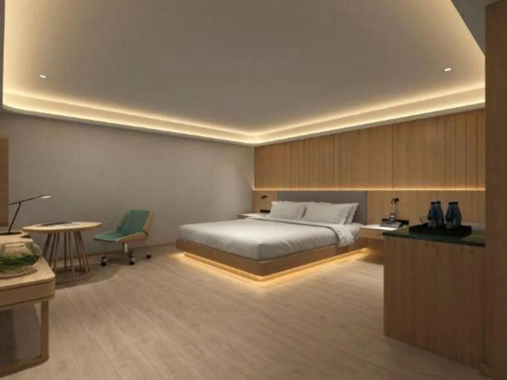 Bed in Deep Sleep Hotel Nanjing Confucius Temple Metro Station