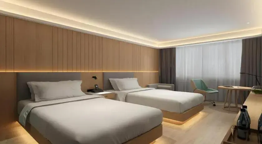 Bed in Deep Sleep Hotel Nanjing Confucius Temple Metro Station Bed in Deep Sleep Hotel Nanjing Confucius Temple Metro Station