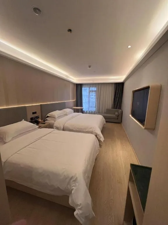 Bed in Deep Sleep Hotel Nanjing Confucius Temple Metro Station