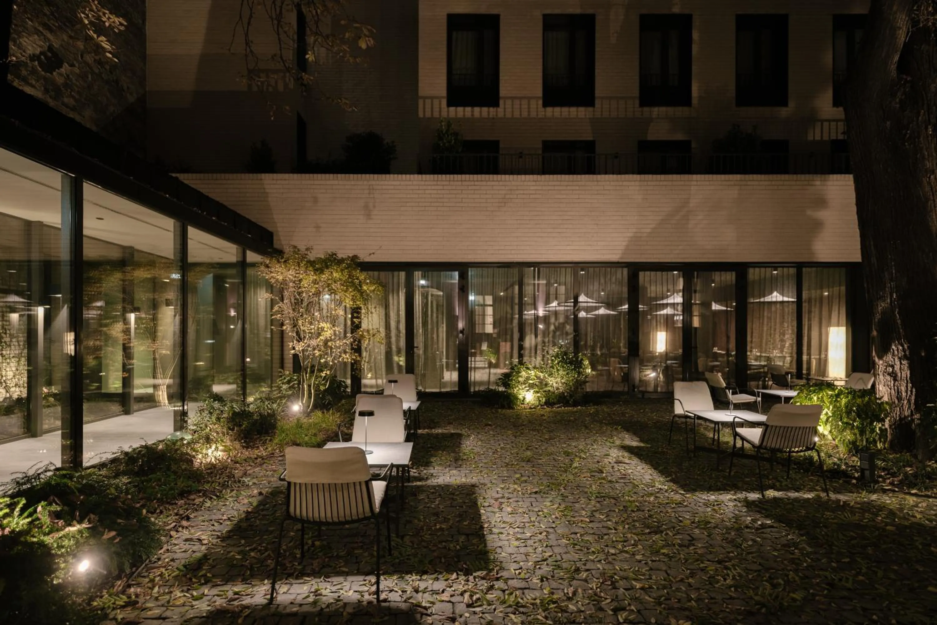 Patio in BoHo Hotel Budapest - Small Luxury Hotels