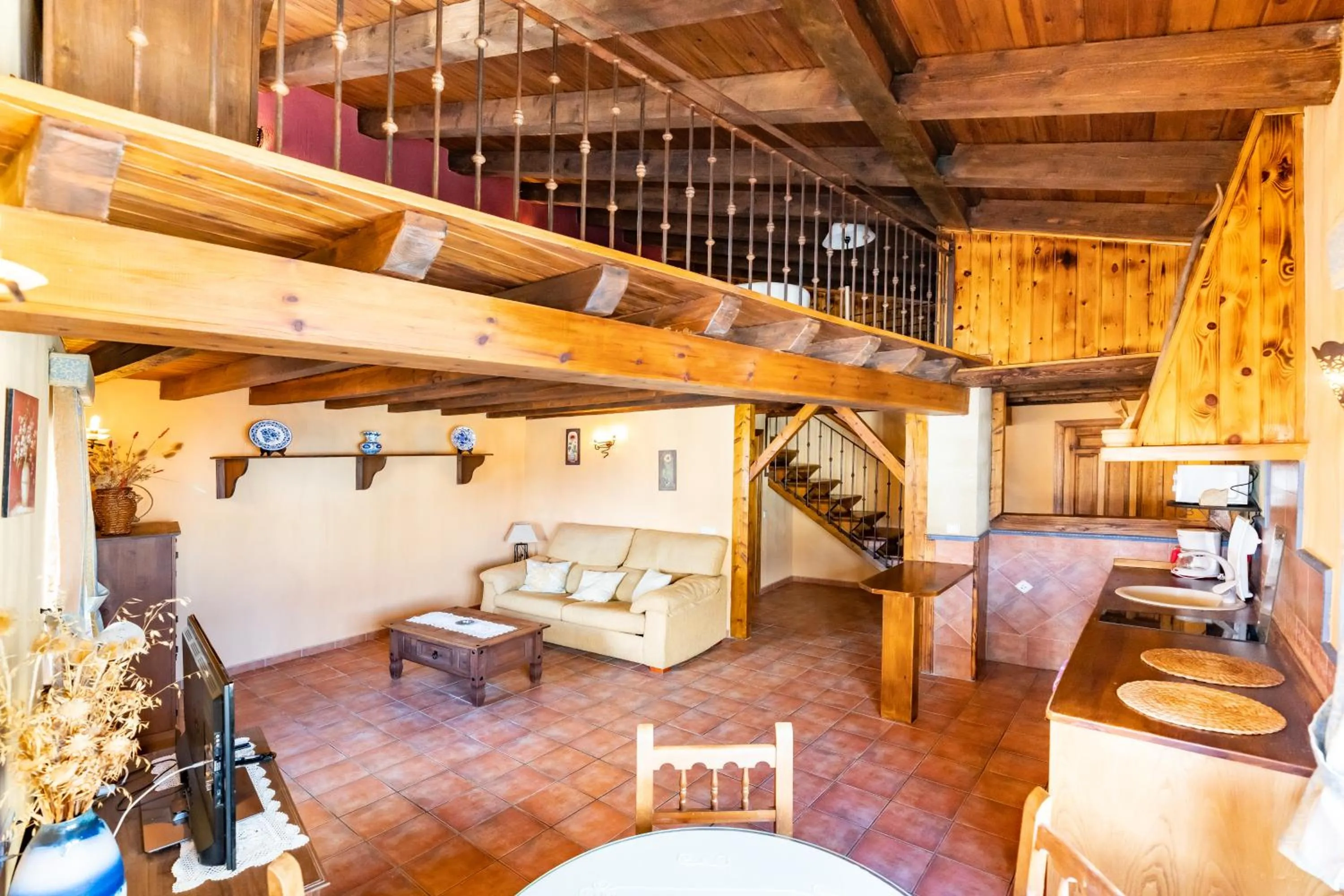Living room in Posada El Aprisco Manjirón