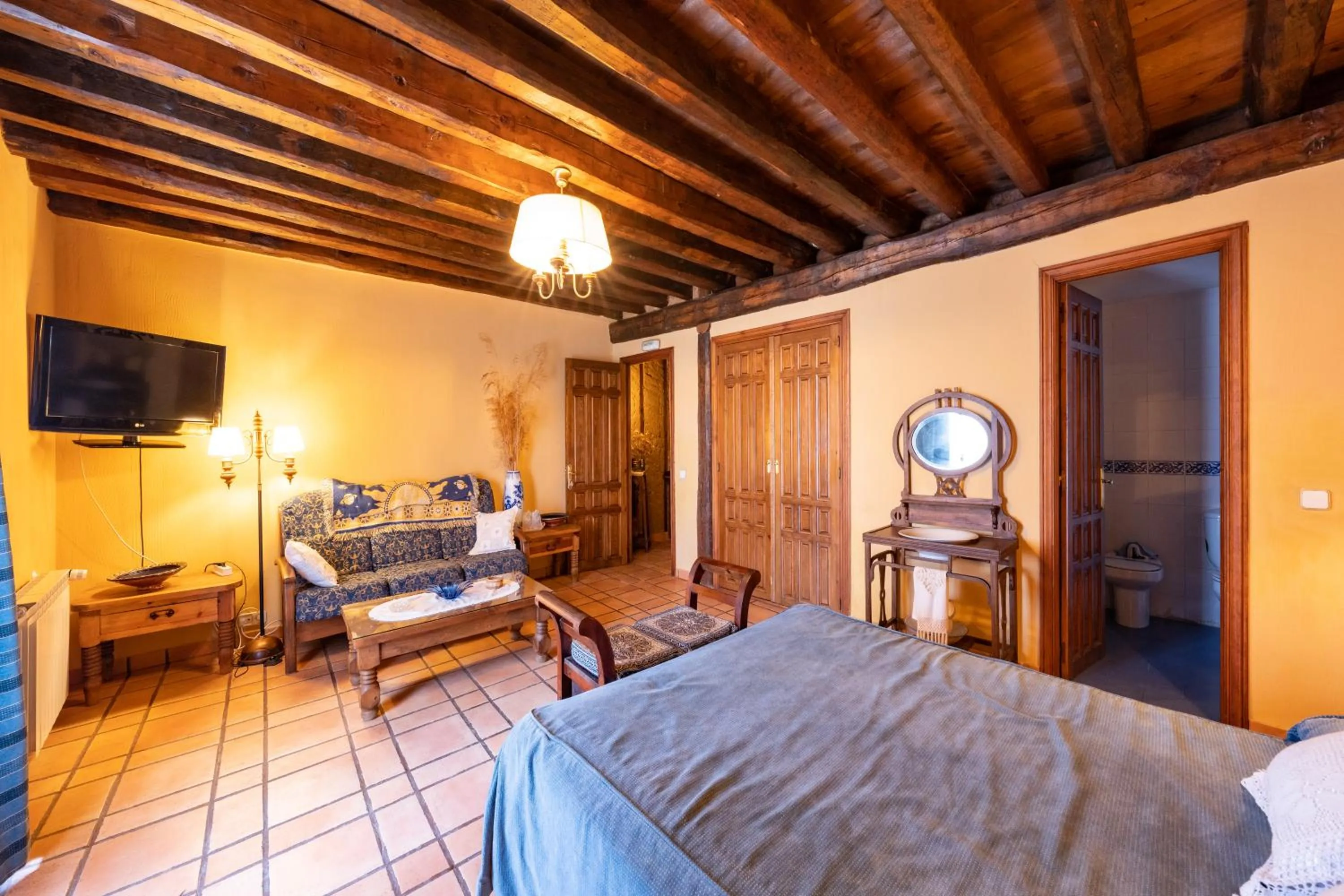 Bed in Posada El Aprisco Manjirón