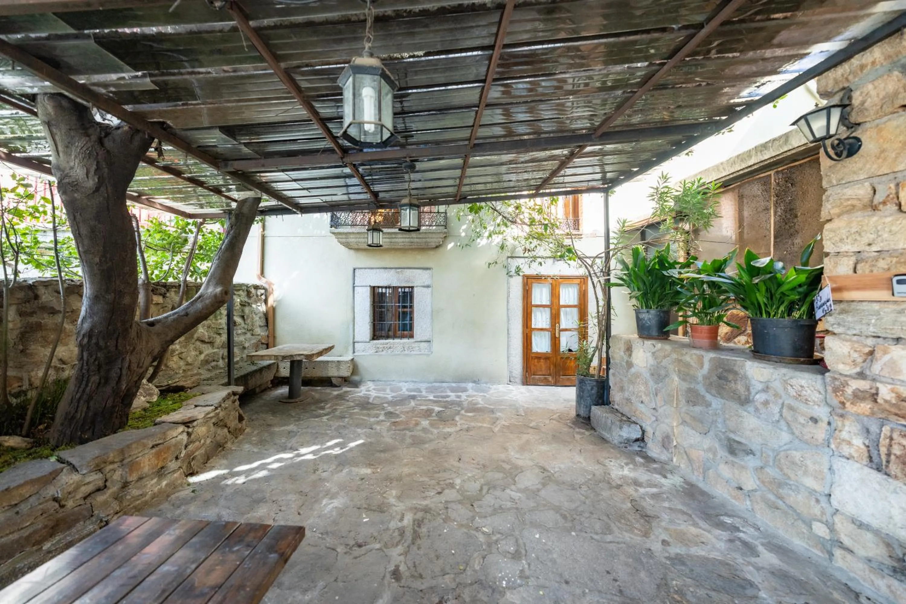 Patio in Posada El Aprisco Manjirón