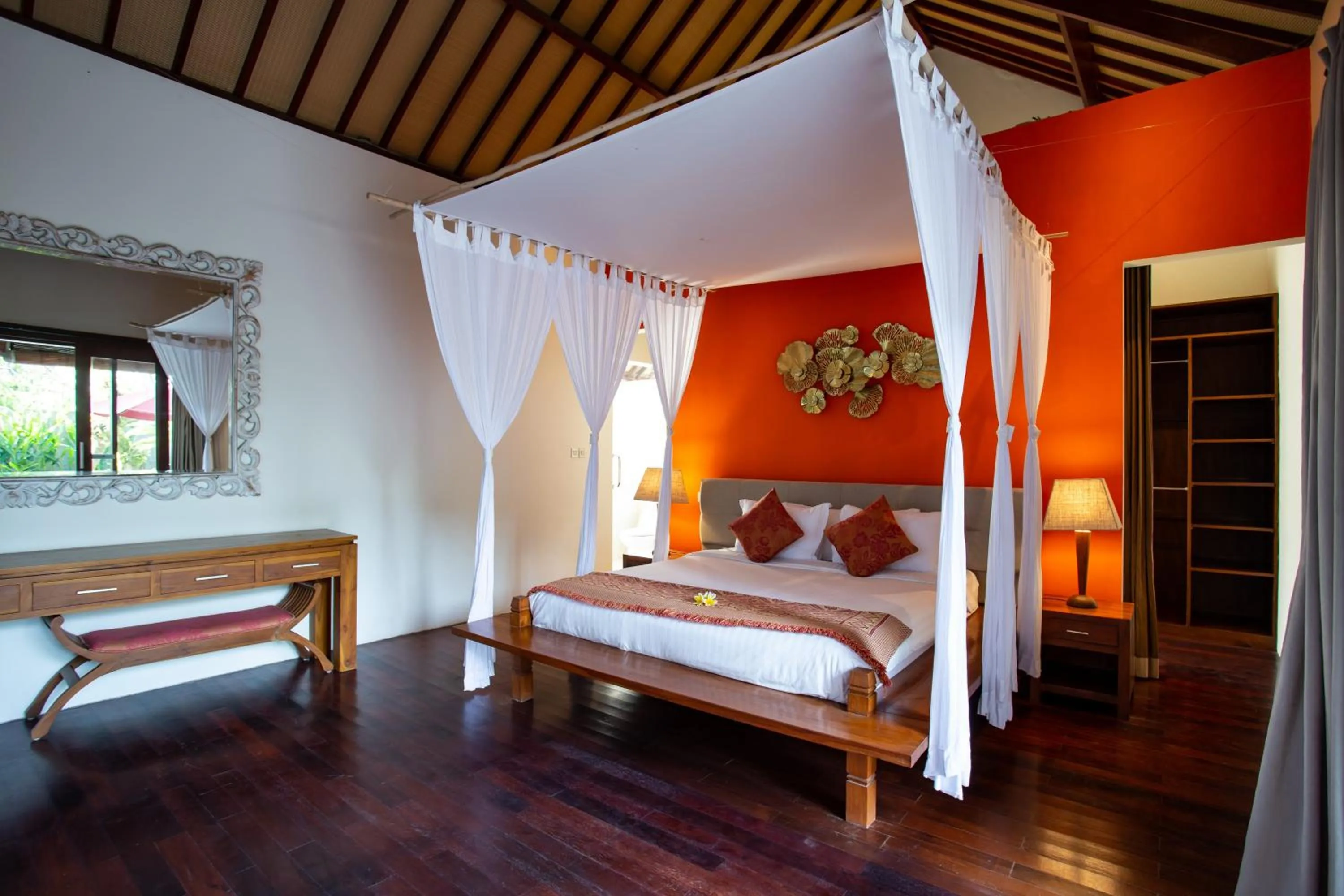 Bedroom, Bed in Enchanting Canggu Villa