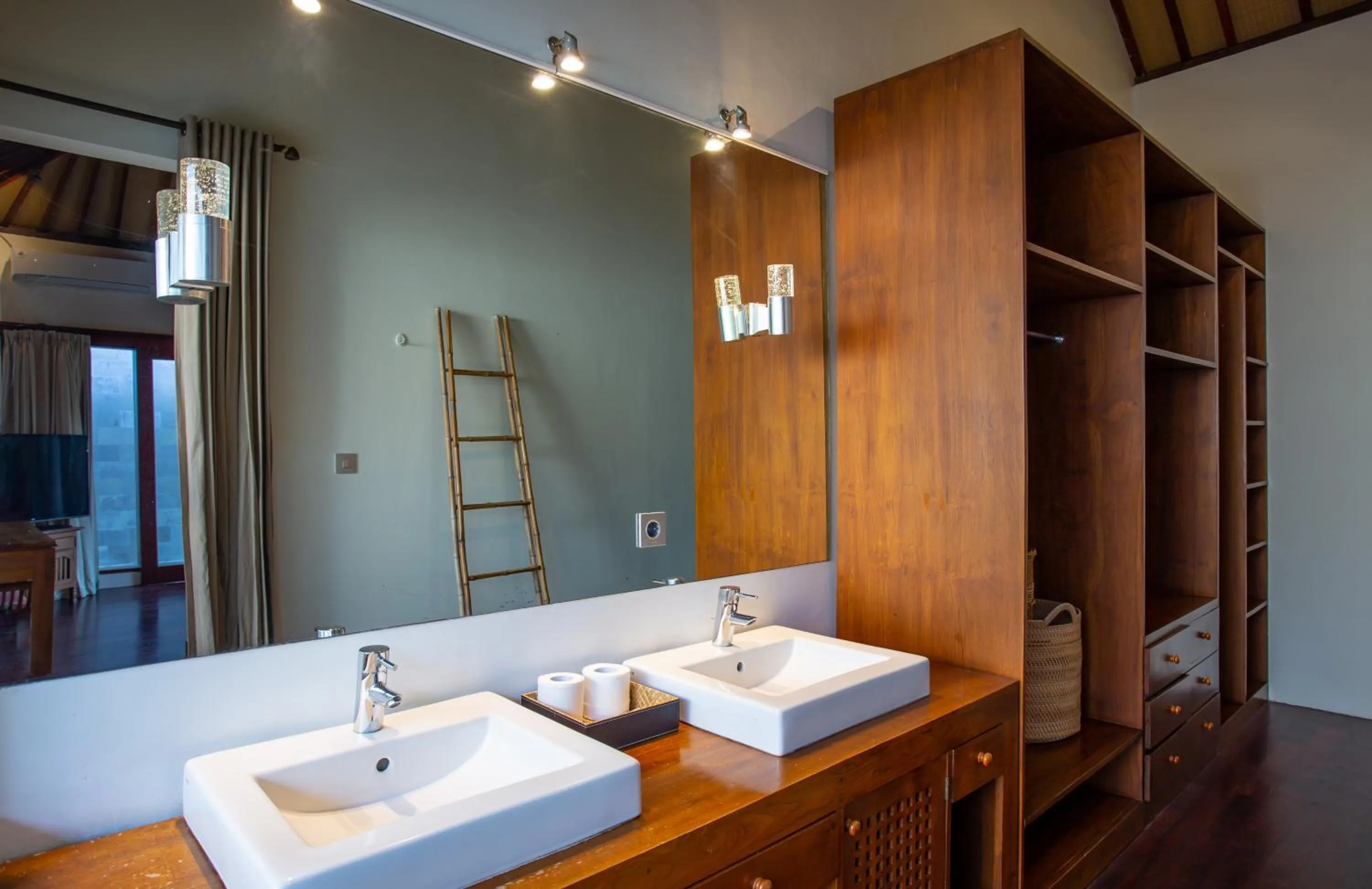 Bathroom, Bed in Enchanting Canggu Villa