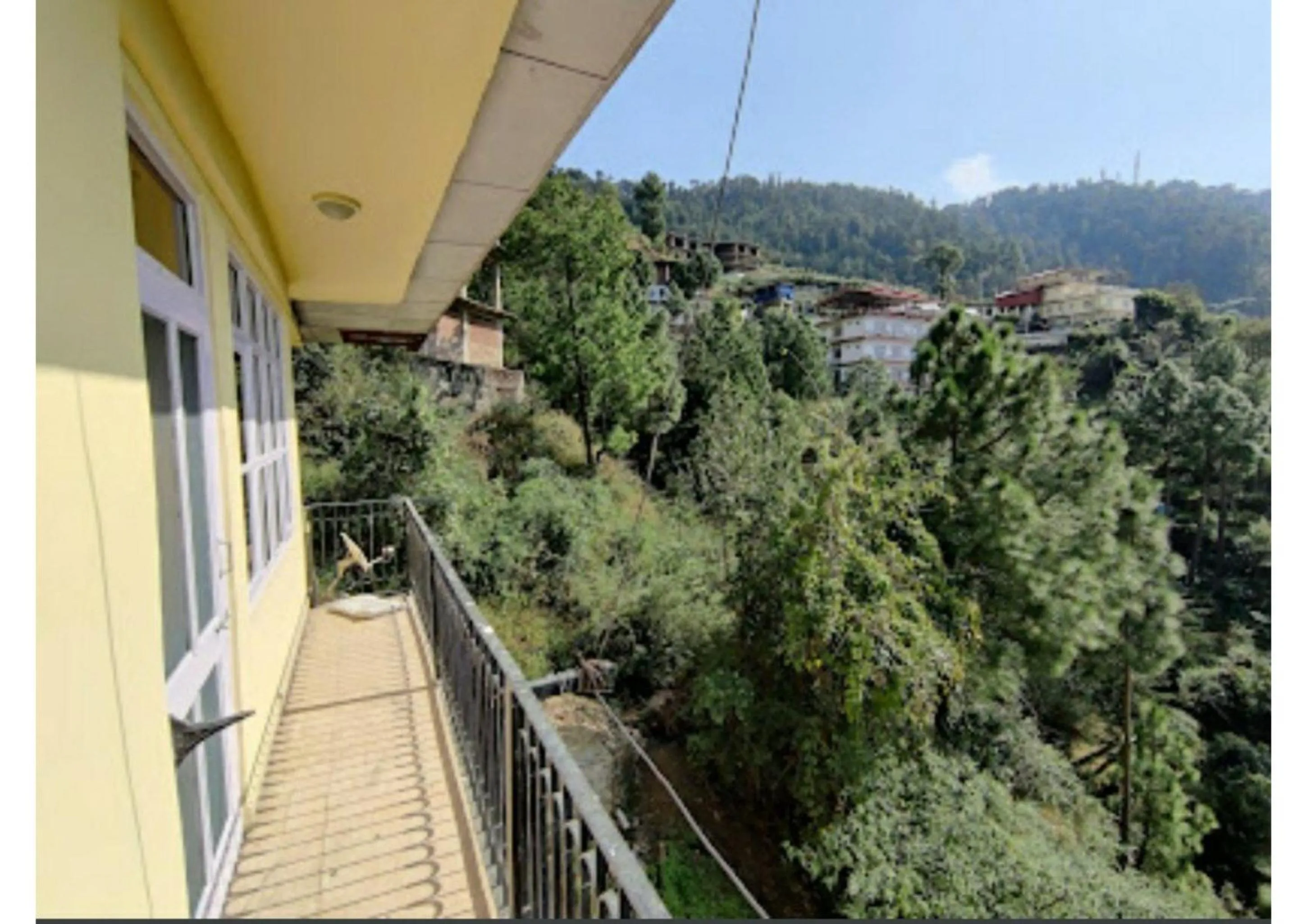 Day, Balcony/Terrace in Goroomgo Homestay Sukh Dham Shimla - Homestay Like Home Feeling Mountain View