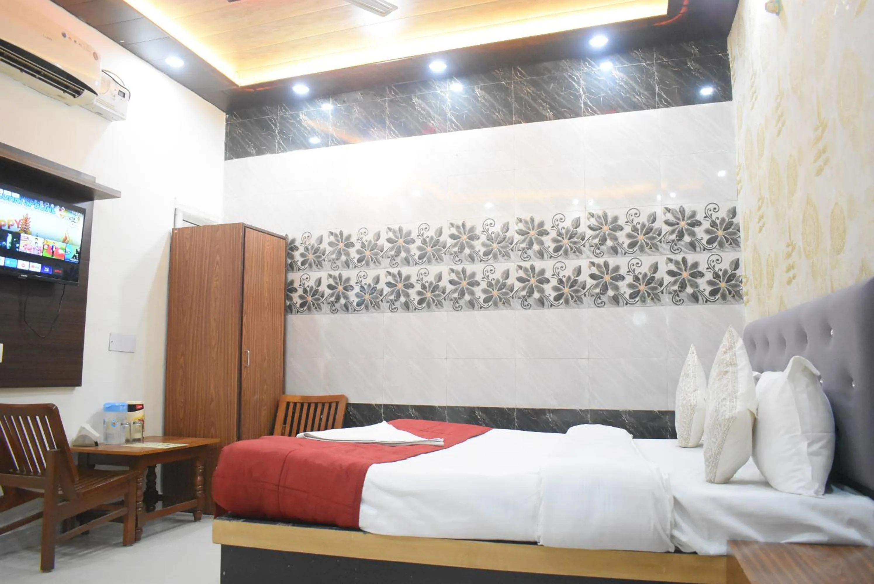 Bed in hotel the silver