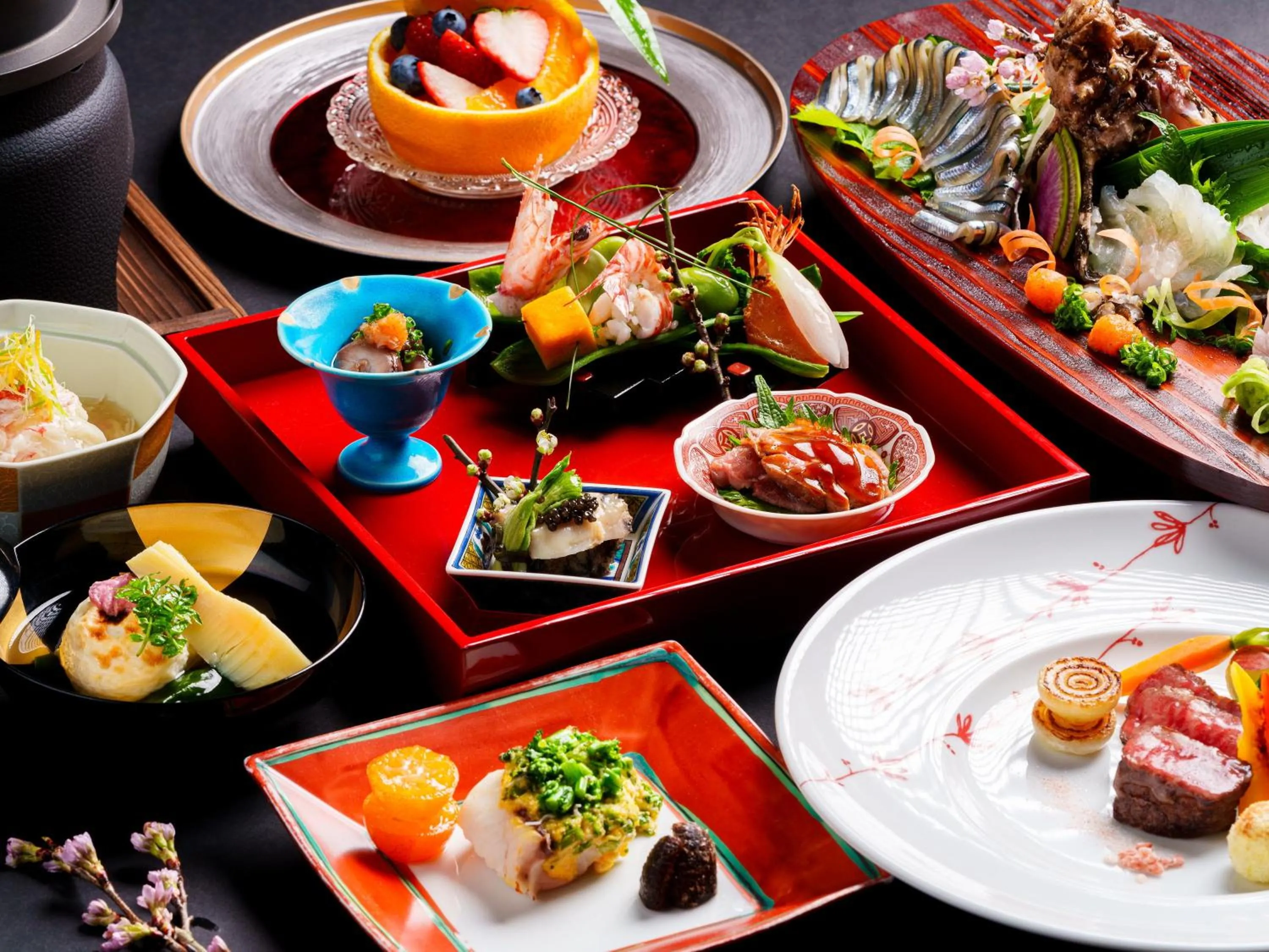 Food in Yufuin Rakuyu