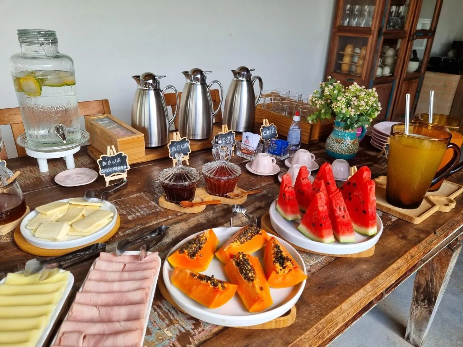 Breakfast in Pousada Caraíba