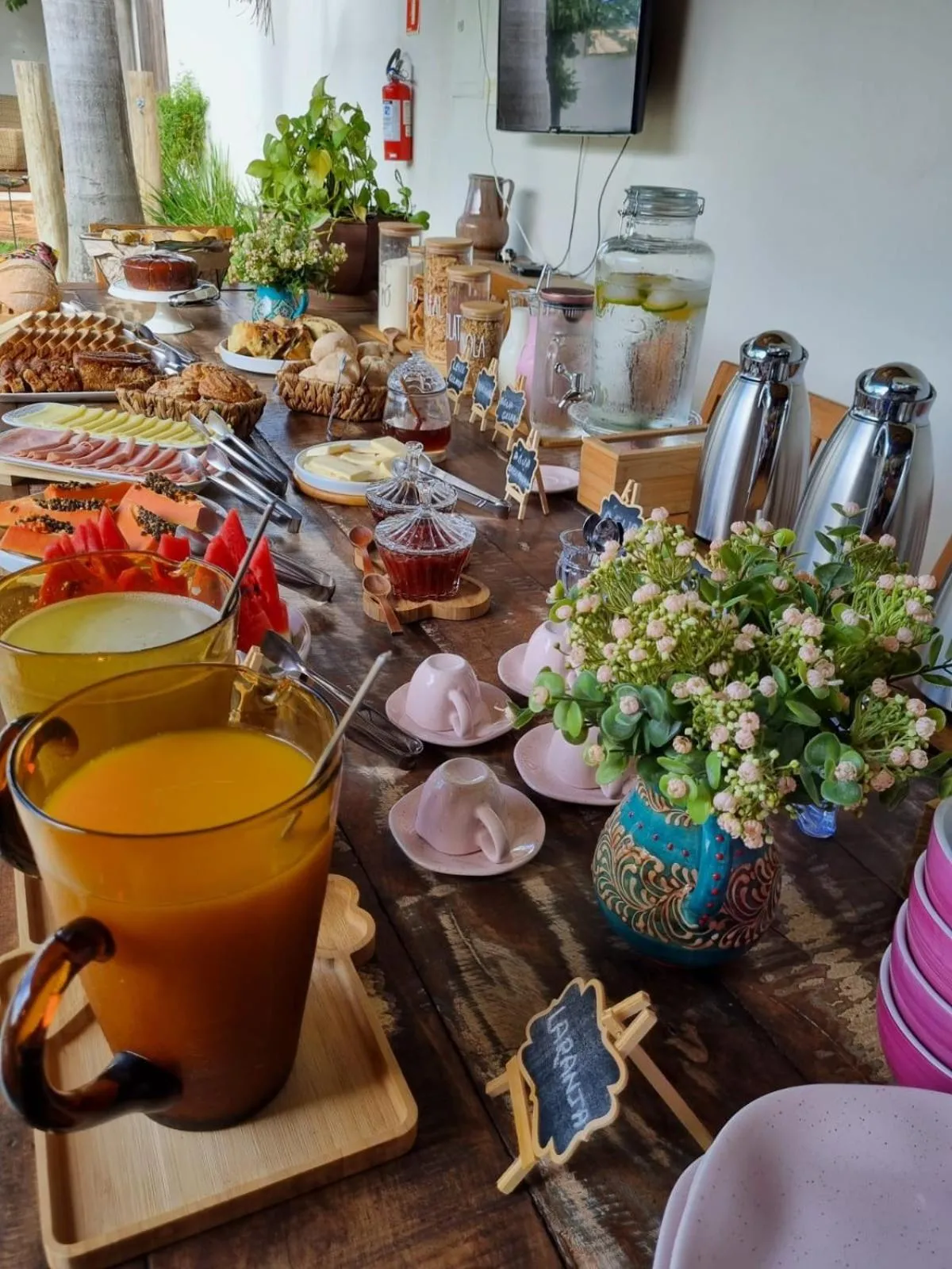 Breakfast in Pousada Caraíba