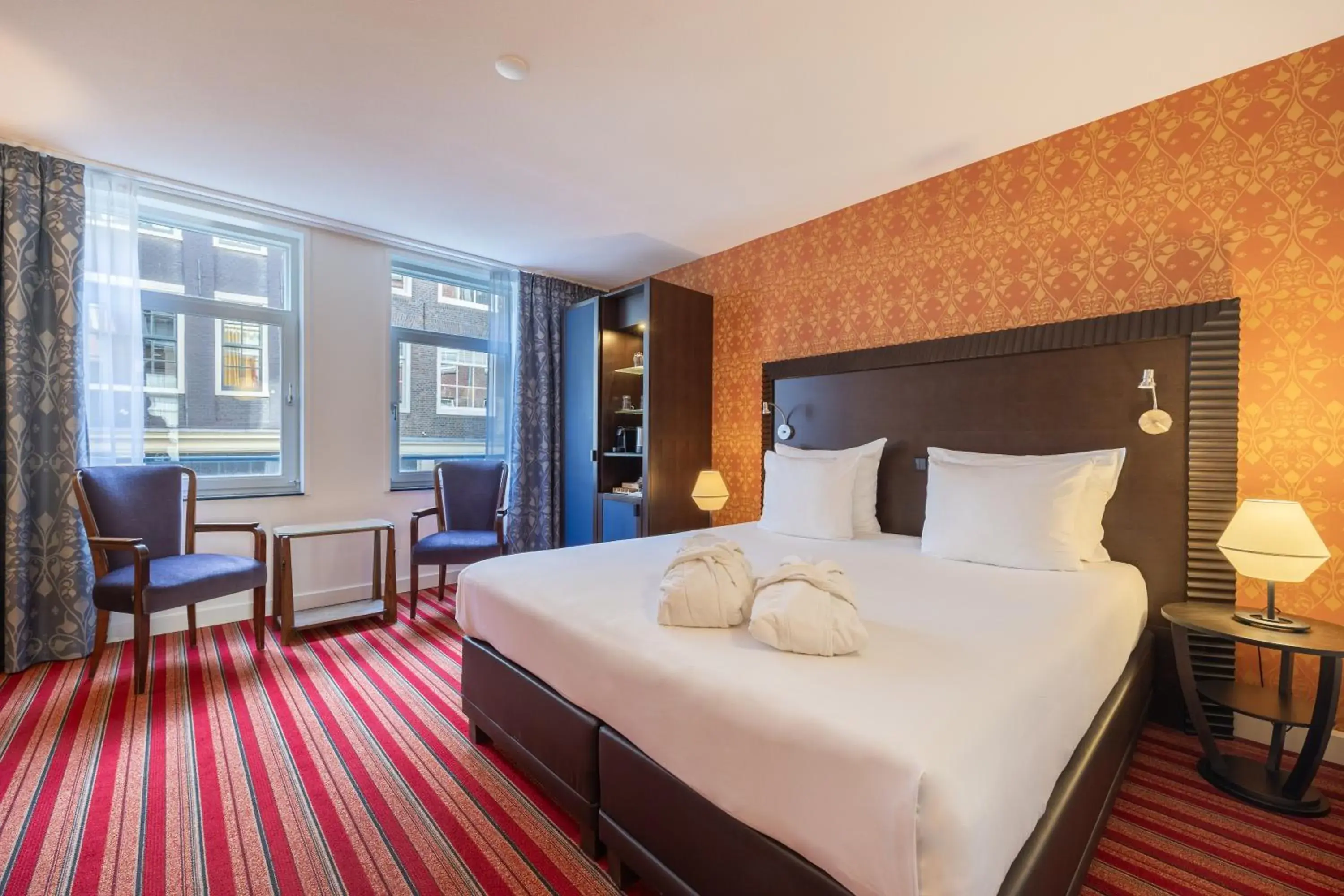 Bedroom, Bed in Grand Hotel Amrâth Amsterdam Bedroom, Bed in Grand Hotel Amrâth Amsterdam