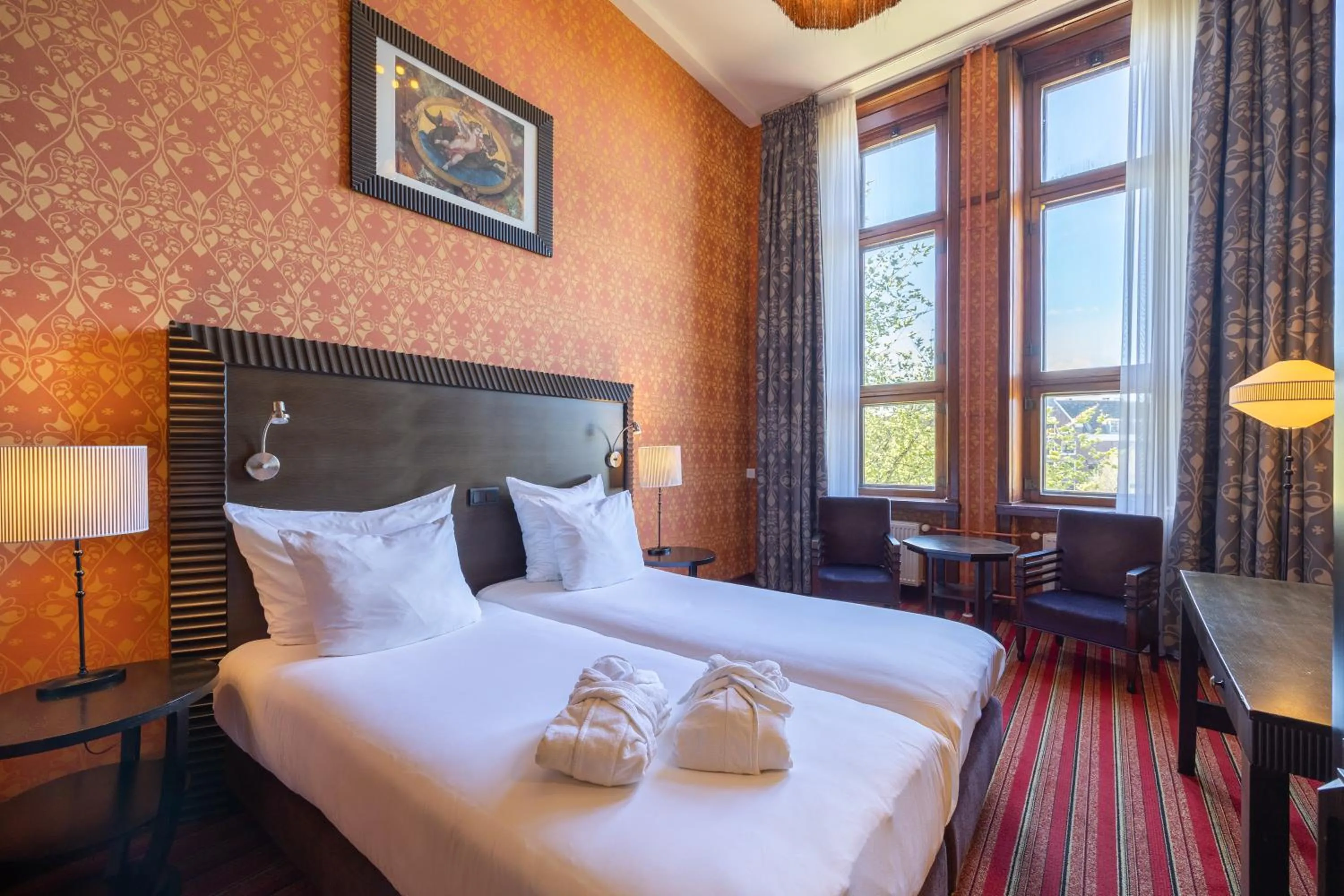 Bedroom, Bed in Grand Hotel Amrâth Amsterdam