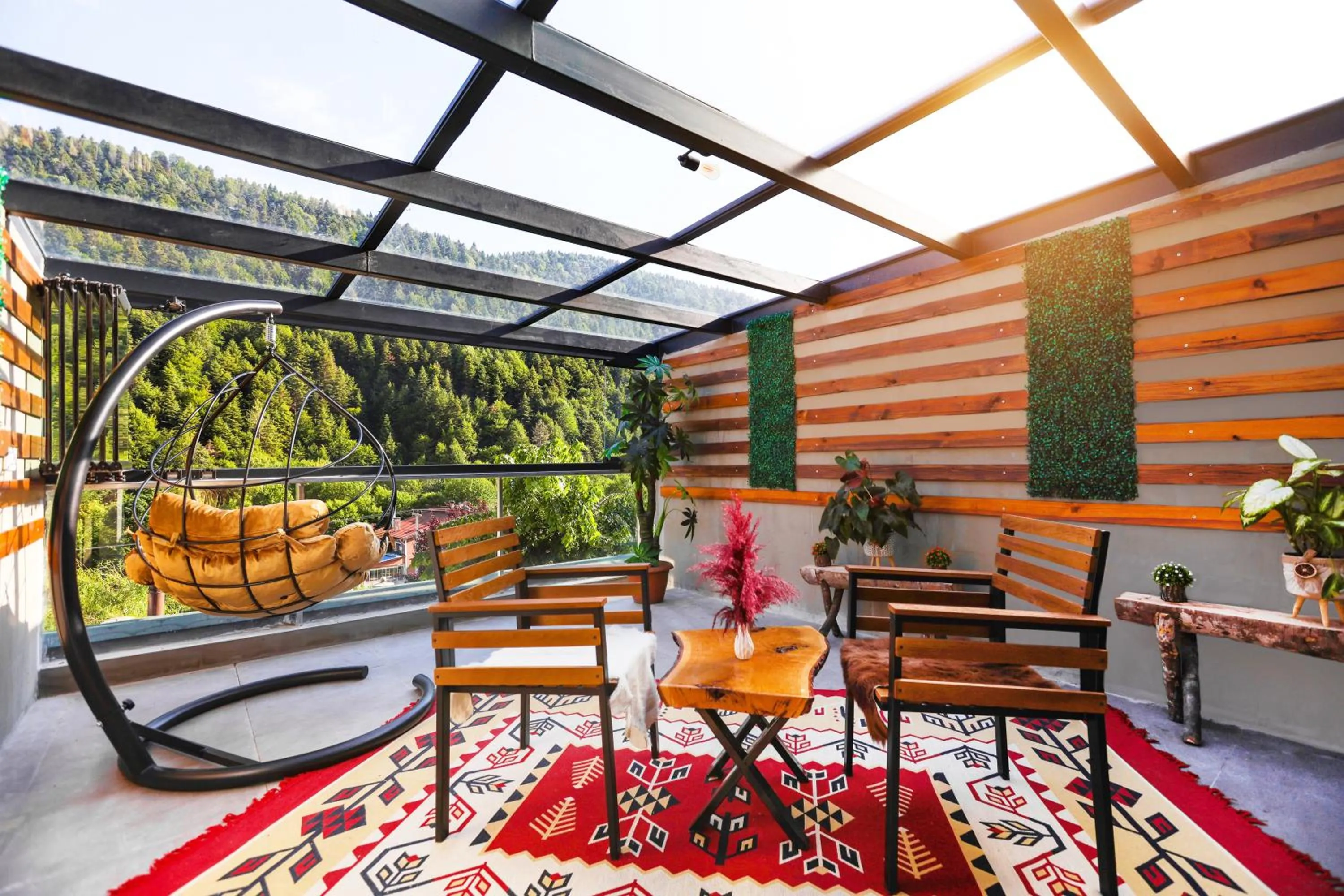 Balcony/Terrace in Abant Aden Boutique Hotel & Spa