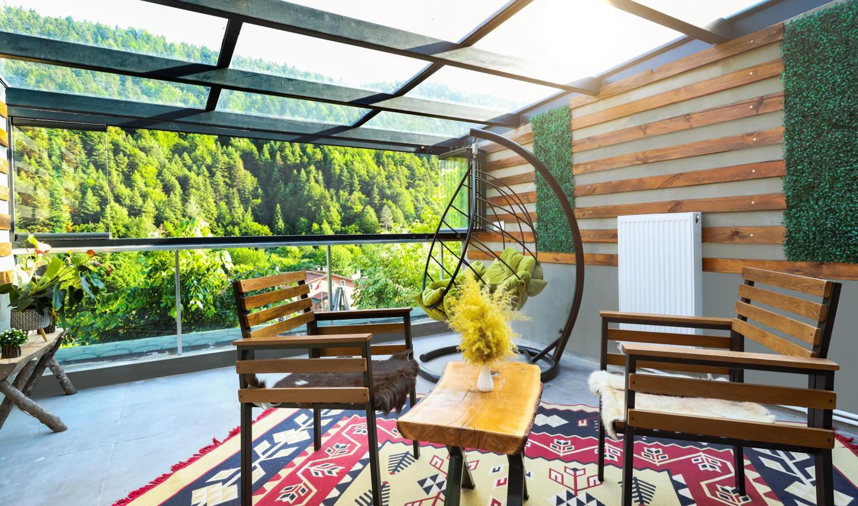 Balcony/Terrace in Abant Aden Boutique Hotel & Spa