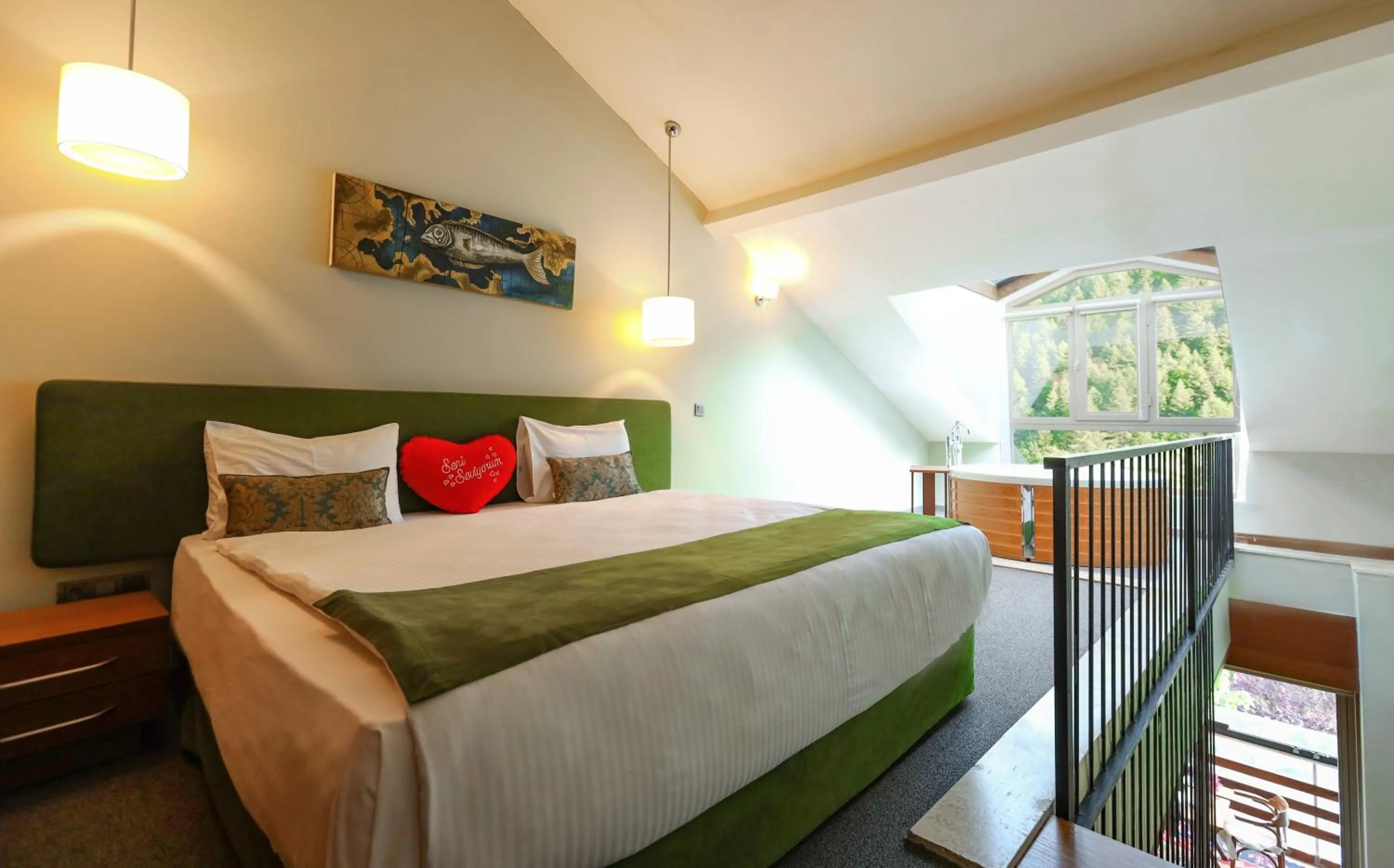 Bedroom, Bed in Abant Aden Boutique Hotel & Spa