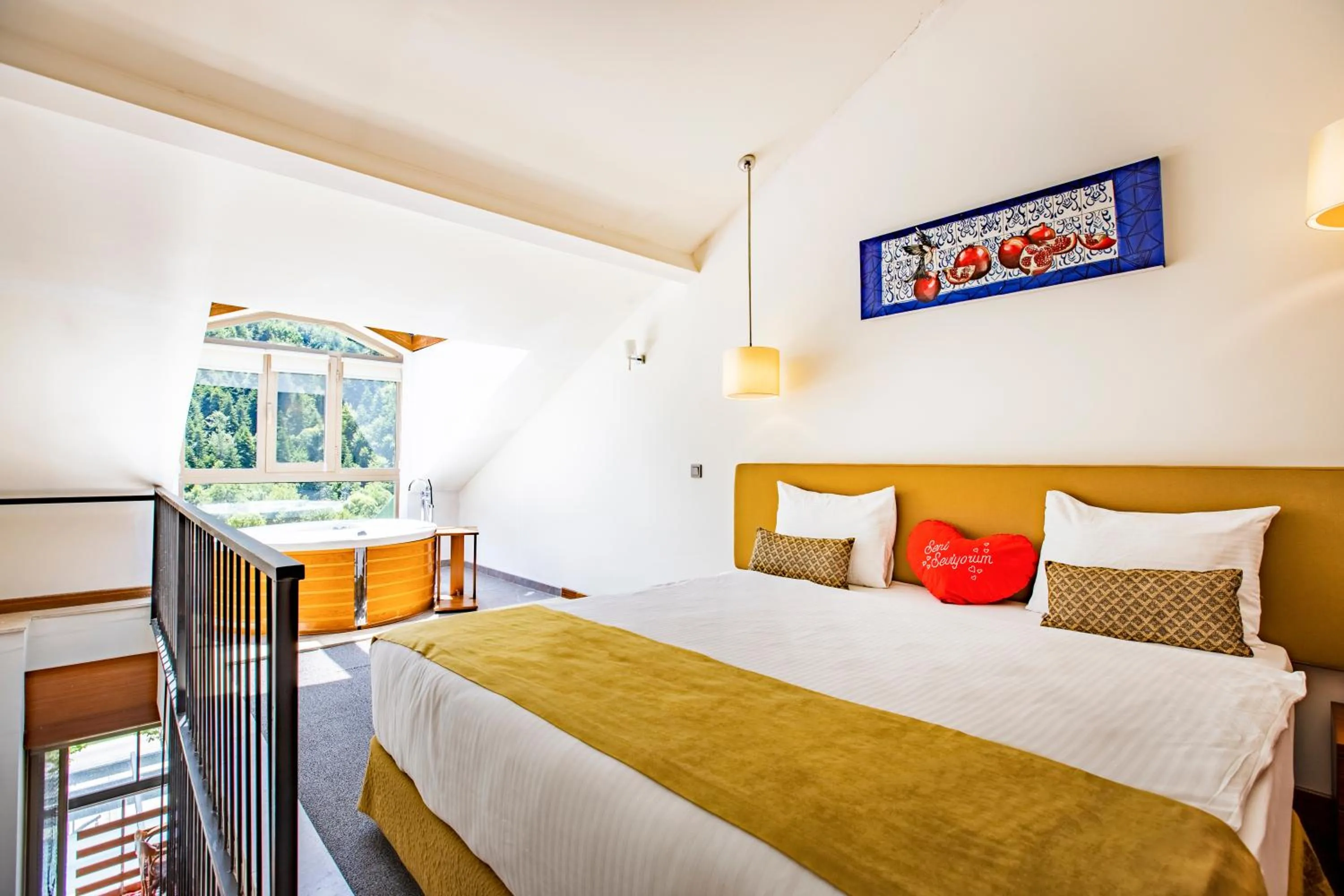 Bedroom, Bed in Abant Aden Boutique Hotel & Spa