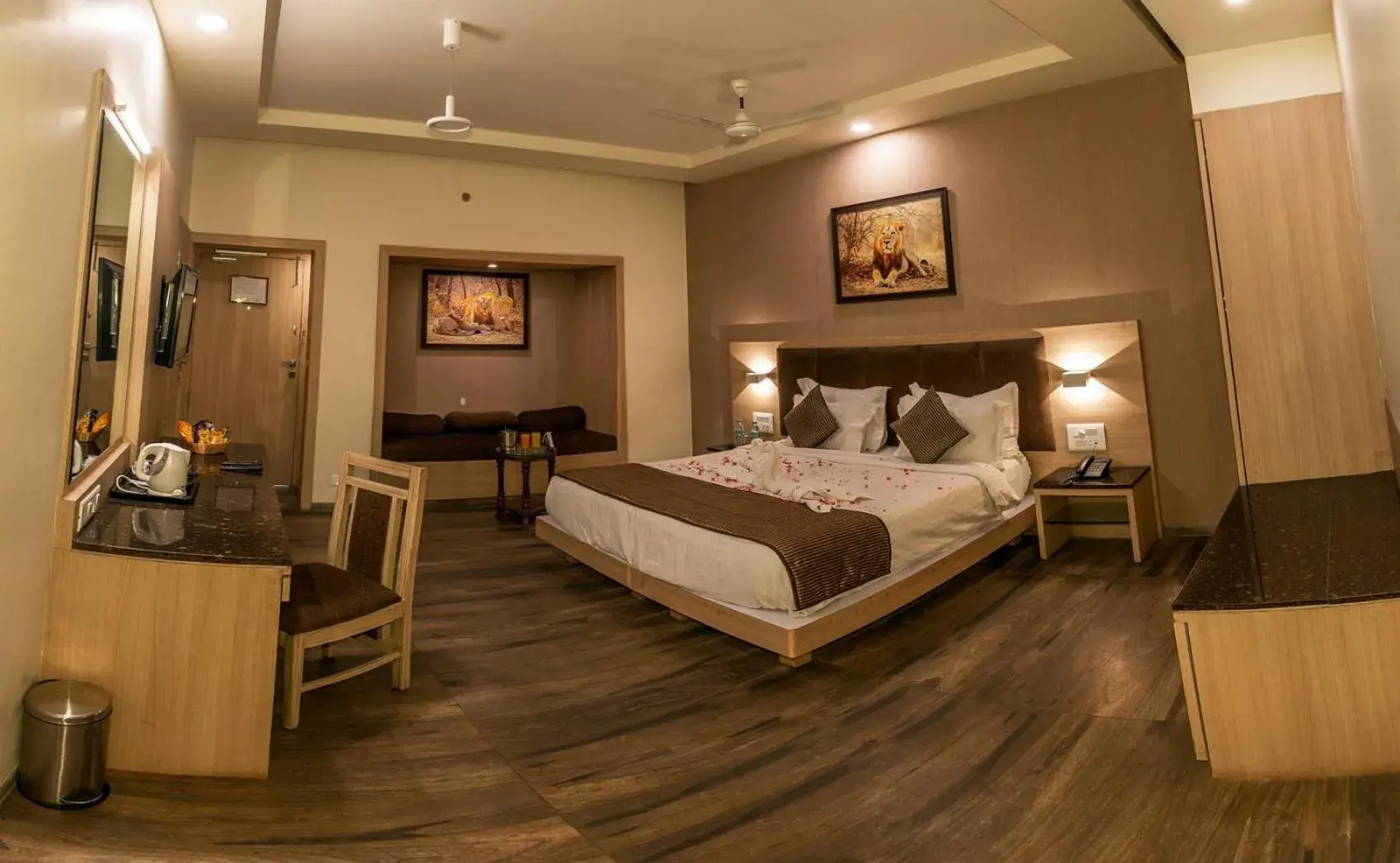 TV and multimedia, Bed in Amidhara Resort TV and multimedia, Bed in Amidhara Resort