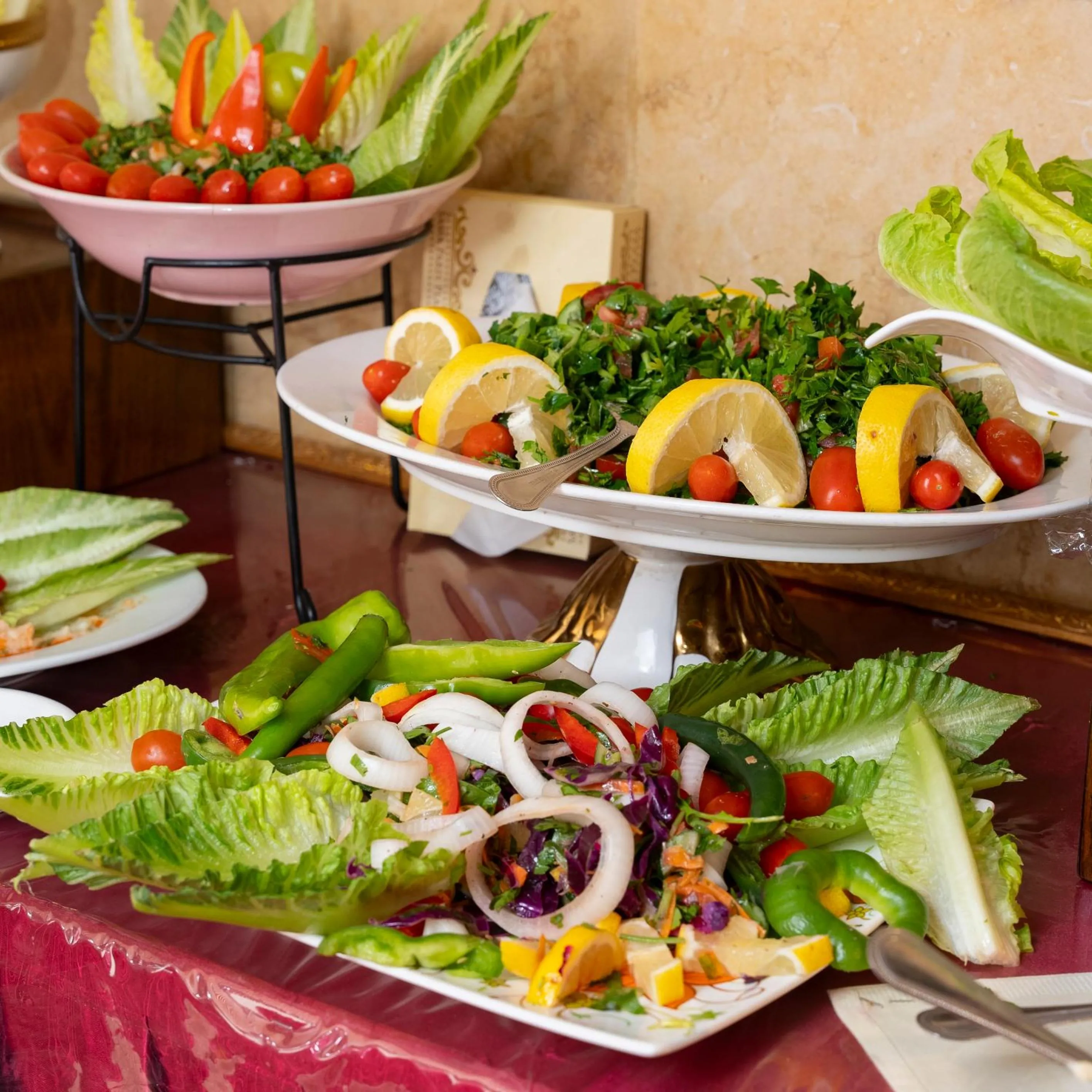 Buffet breakfast in Sama Paris Plaza Hotel