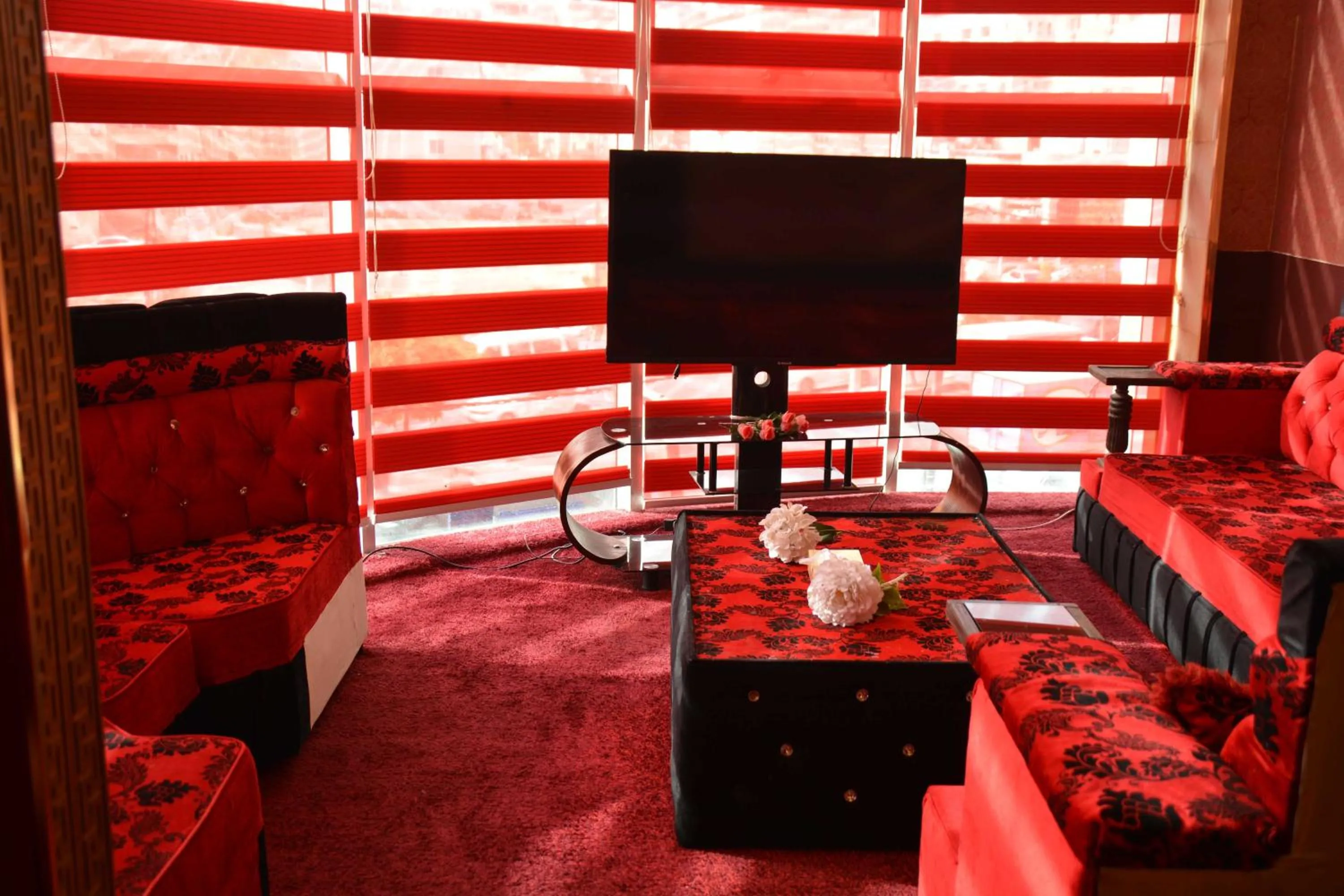 Communal lounge/ TV room in Sama Paris Plaza Hotel