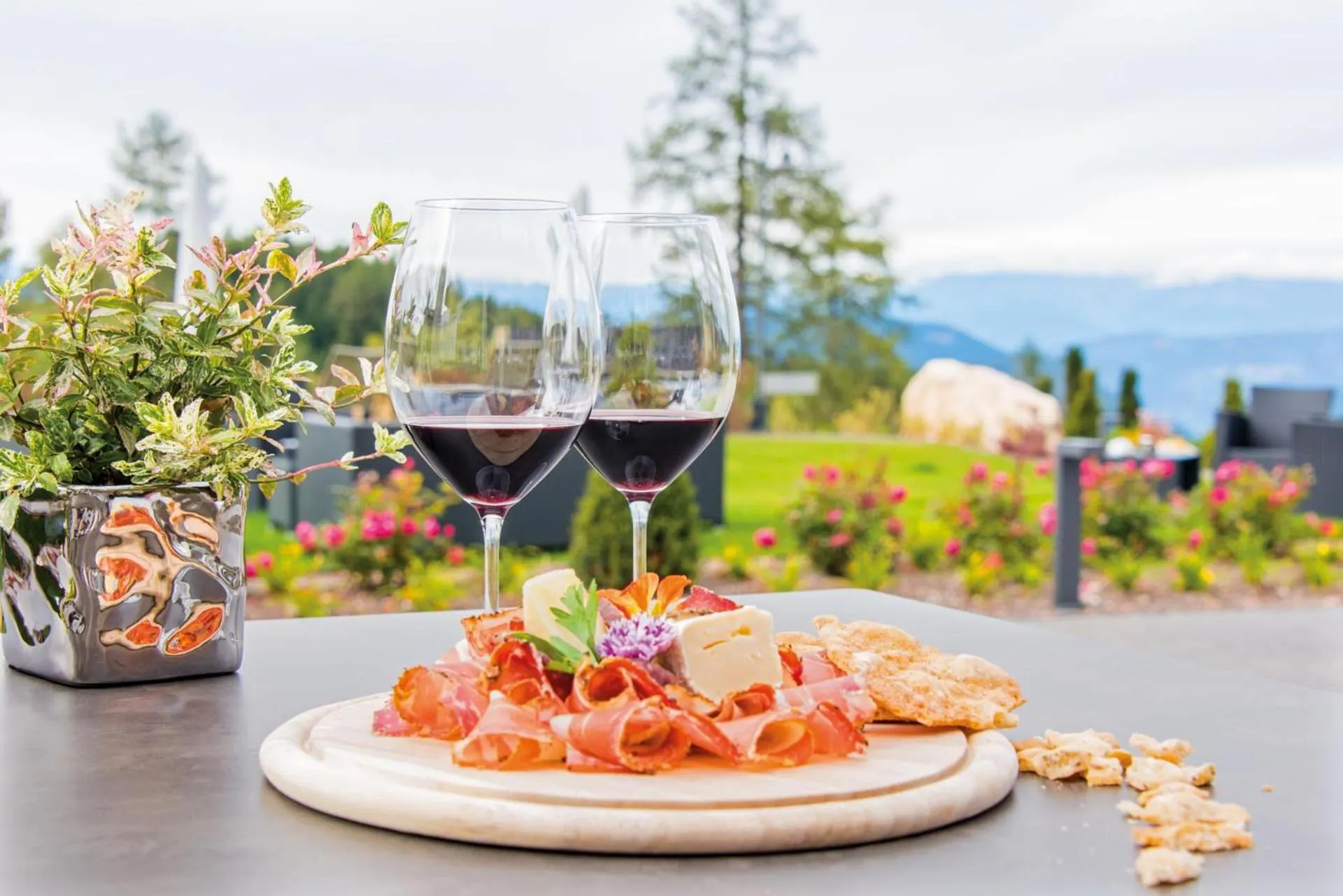 Balcony/Terrace in Hotel DAS ROYAL in Obereggen