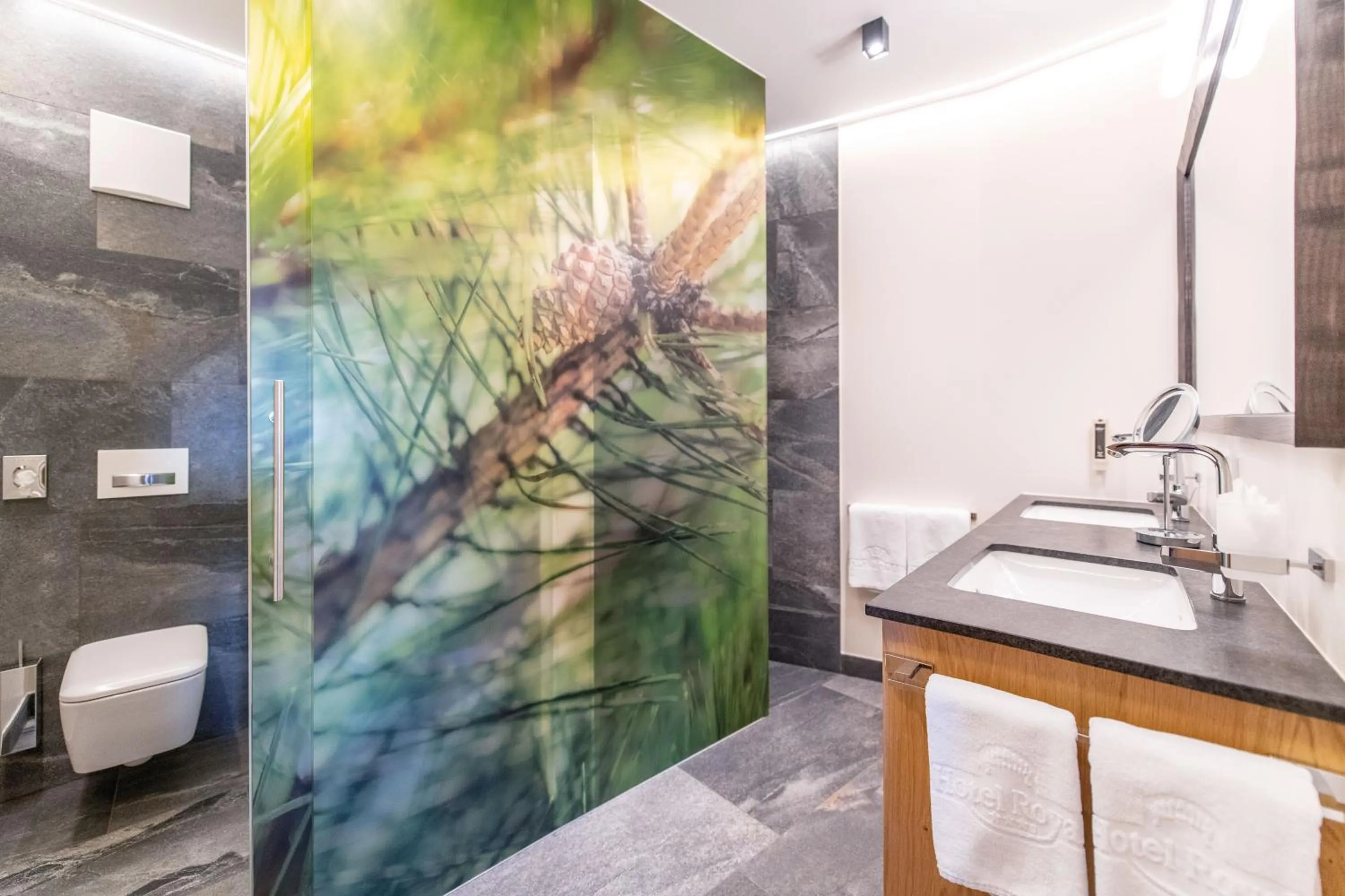 Bathroom in Hotel DAS ROYAL in Obereggen