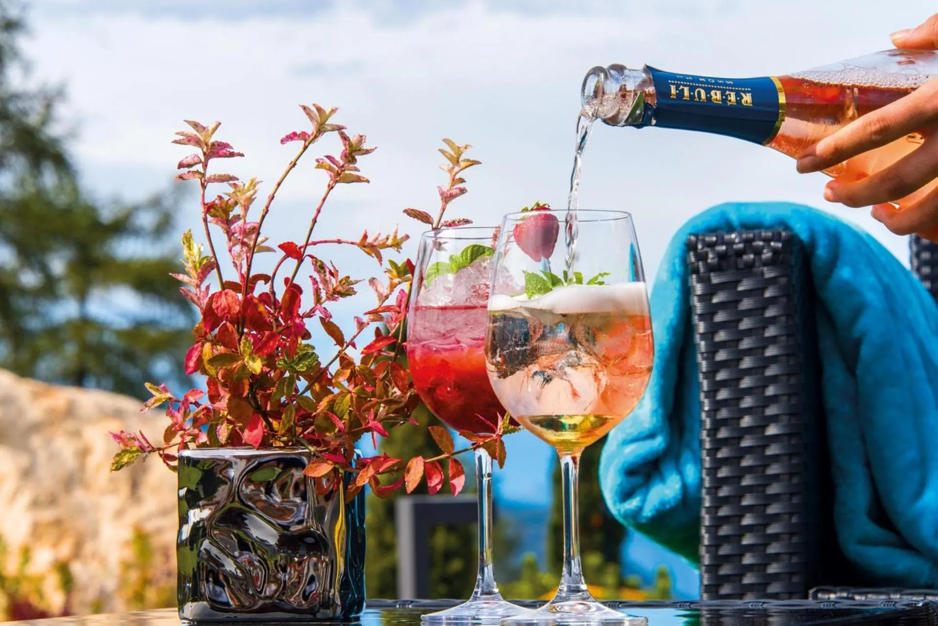 Garden in Hotel DAS ROYAL in Obereggen