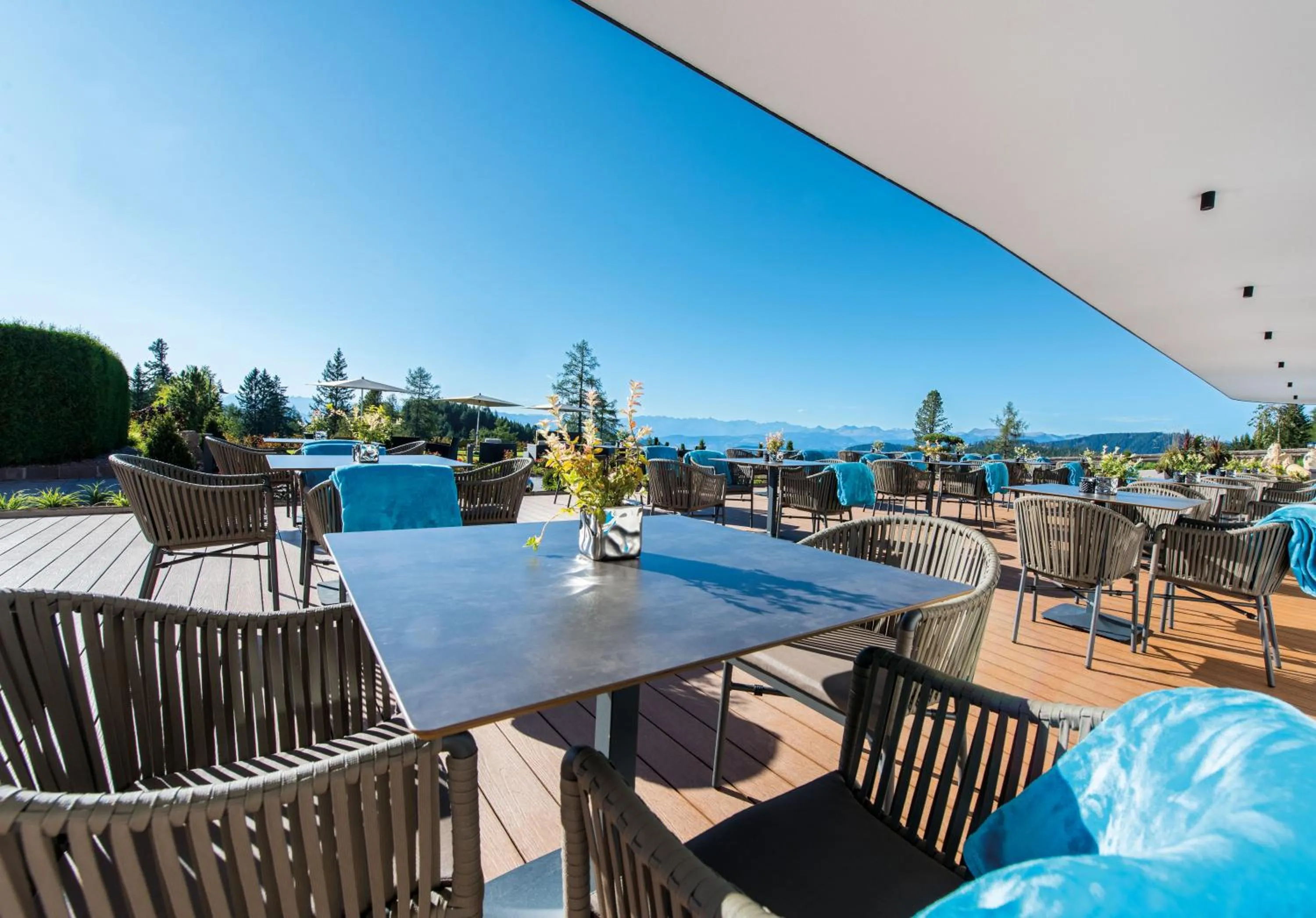 Garden in Hotel DAS ROYAL in Obereggen