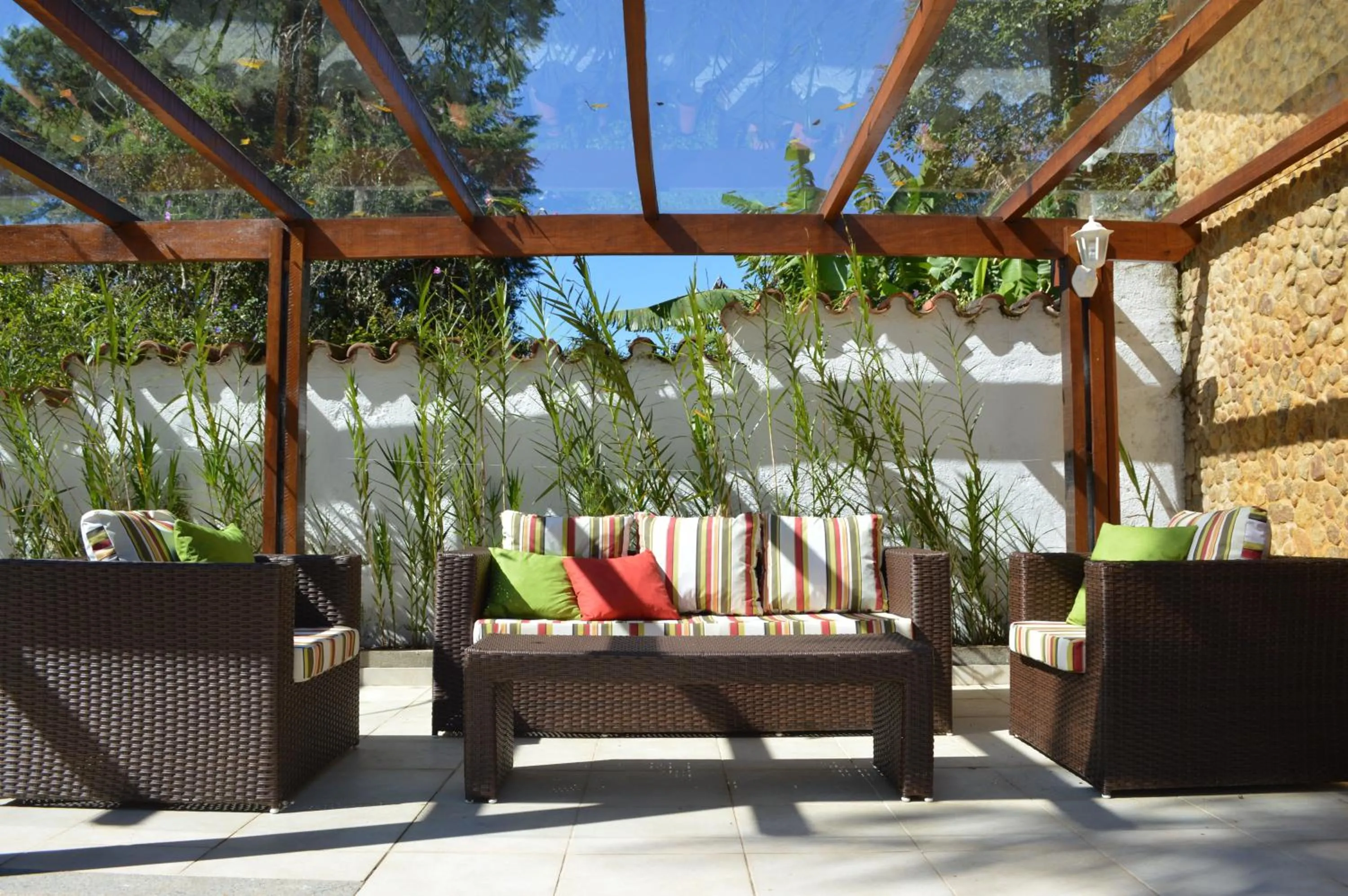 Patio in Pousada Terê Parque