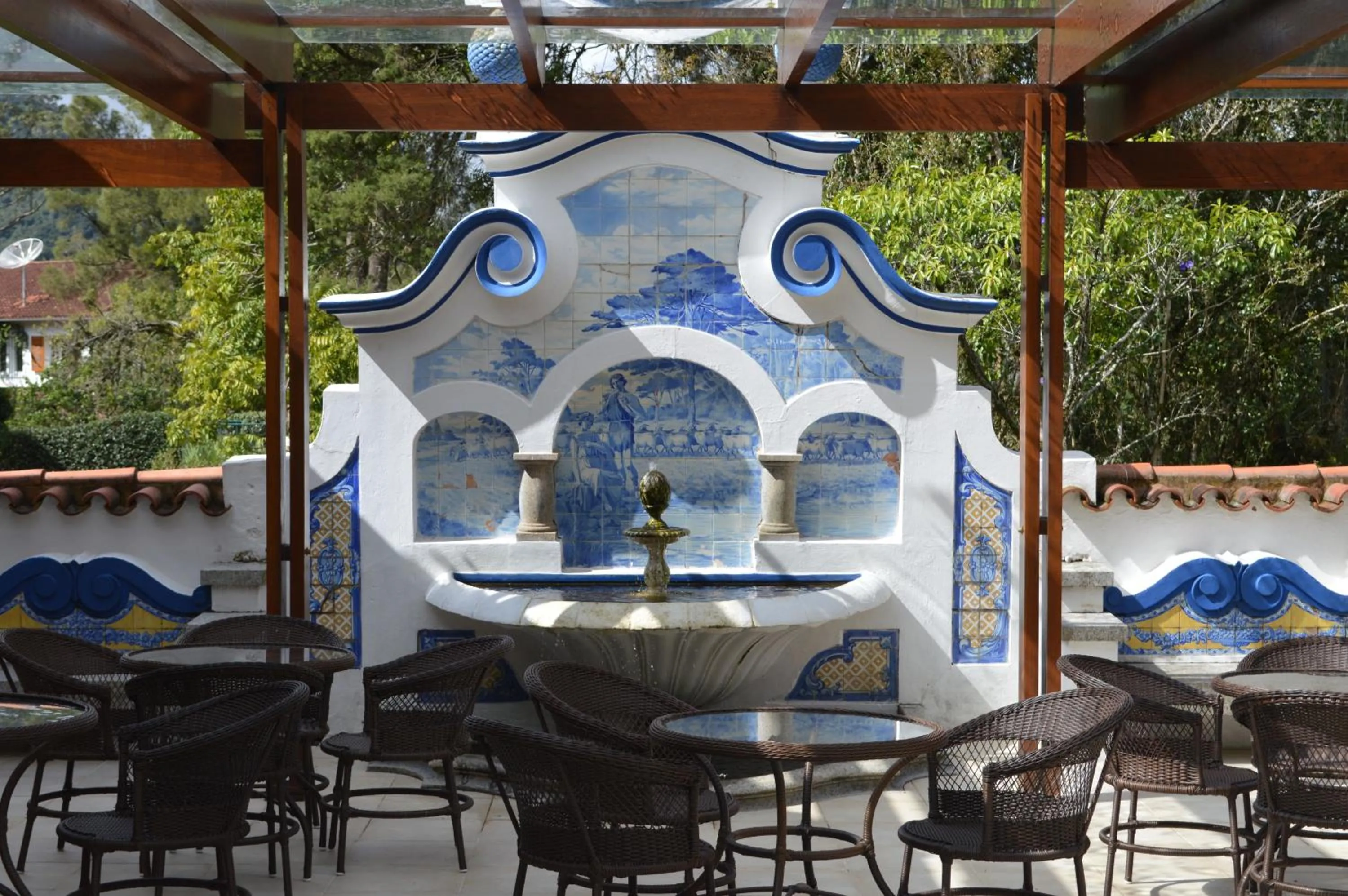 Patio in Pousada Terê Parque