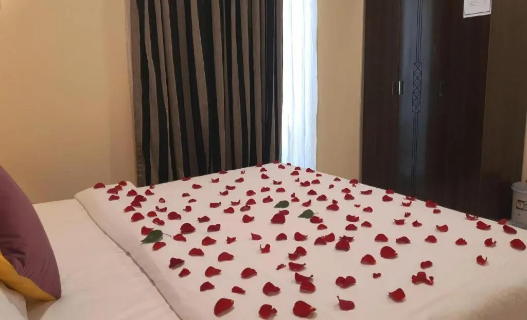Bed in Lotus Furnished Hotel Apartments LLC. Ajman
