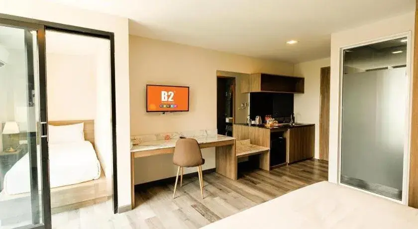 Bed in B2 Khon Kaen Premier Hotel Bed in B2 Khon Kaen Premier Hotel