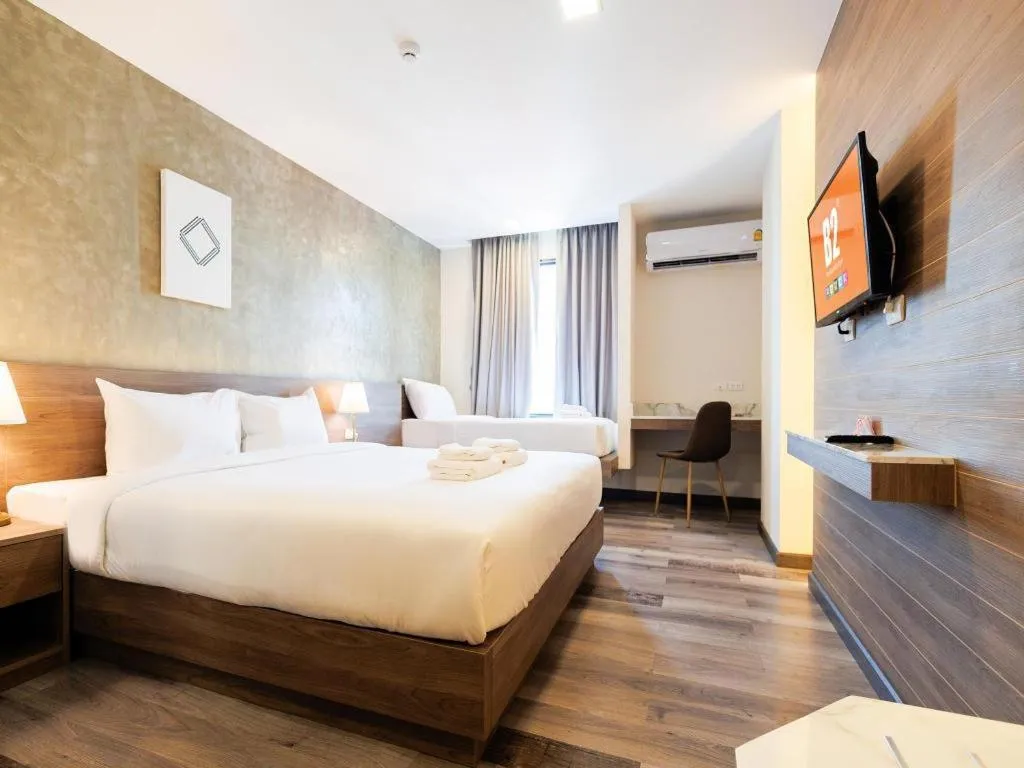 Bed in B2 Khon Kaen Premier Hotel