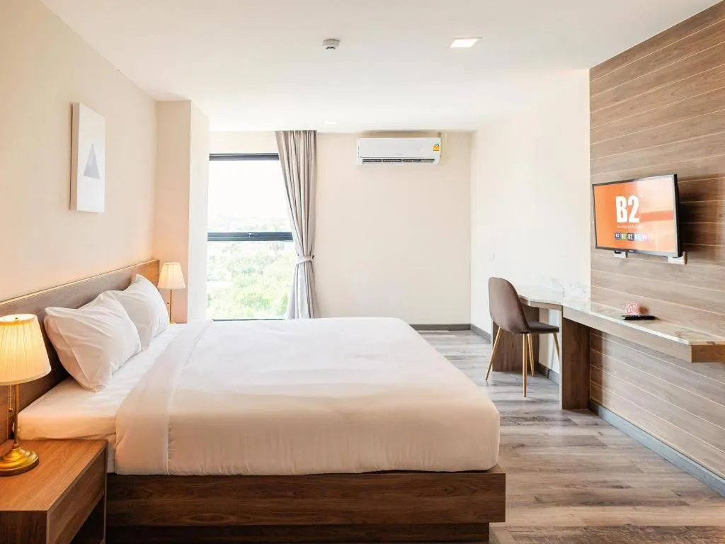 Bed in B2 Khon Kaen Premier Hotel