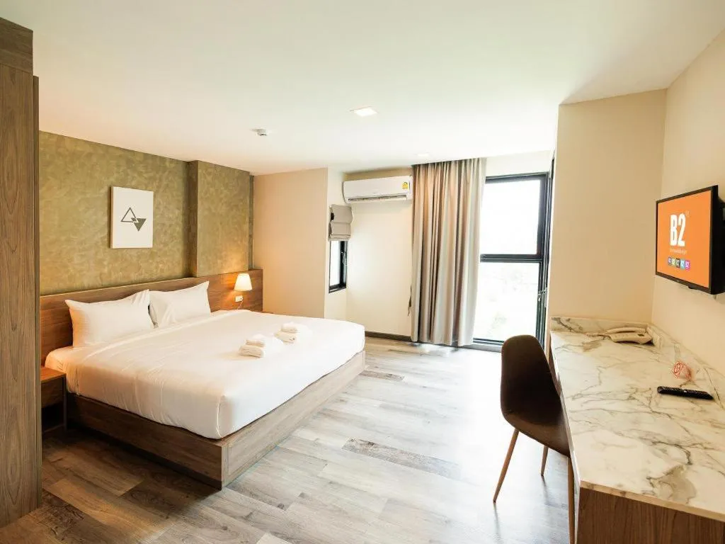 Bed in B2 Khon Kaen Premier Hotel