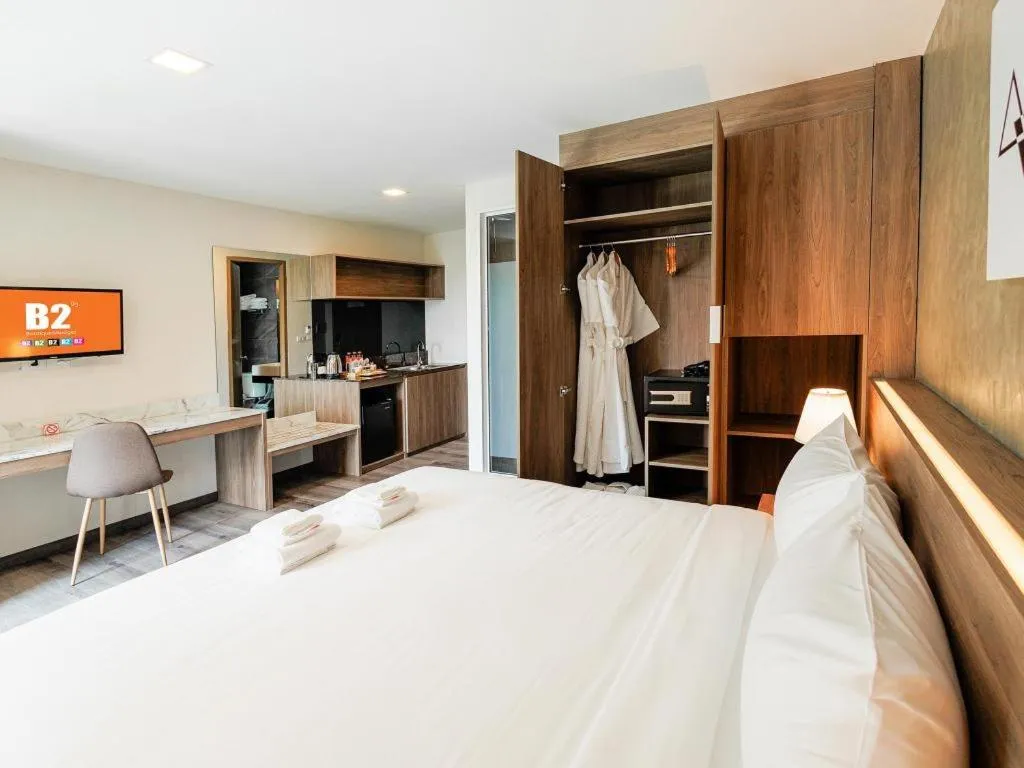 Bed in B2 Khon Kaen Premier Hotel