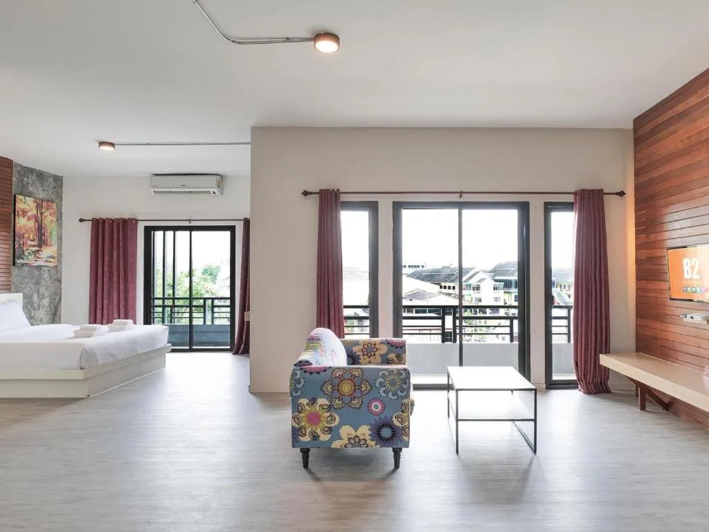 Bed in B2 Chiang Rai Phahonyothin Boutique & Budget Hotel